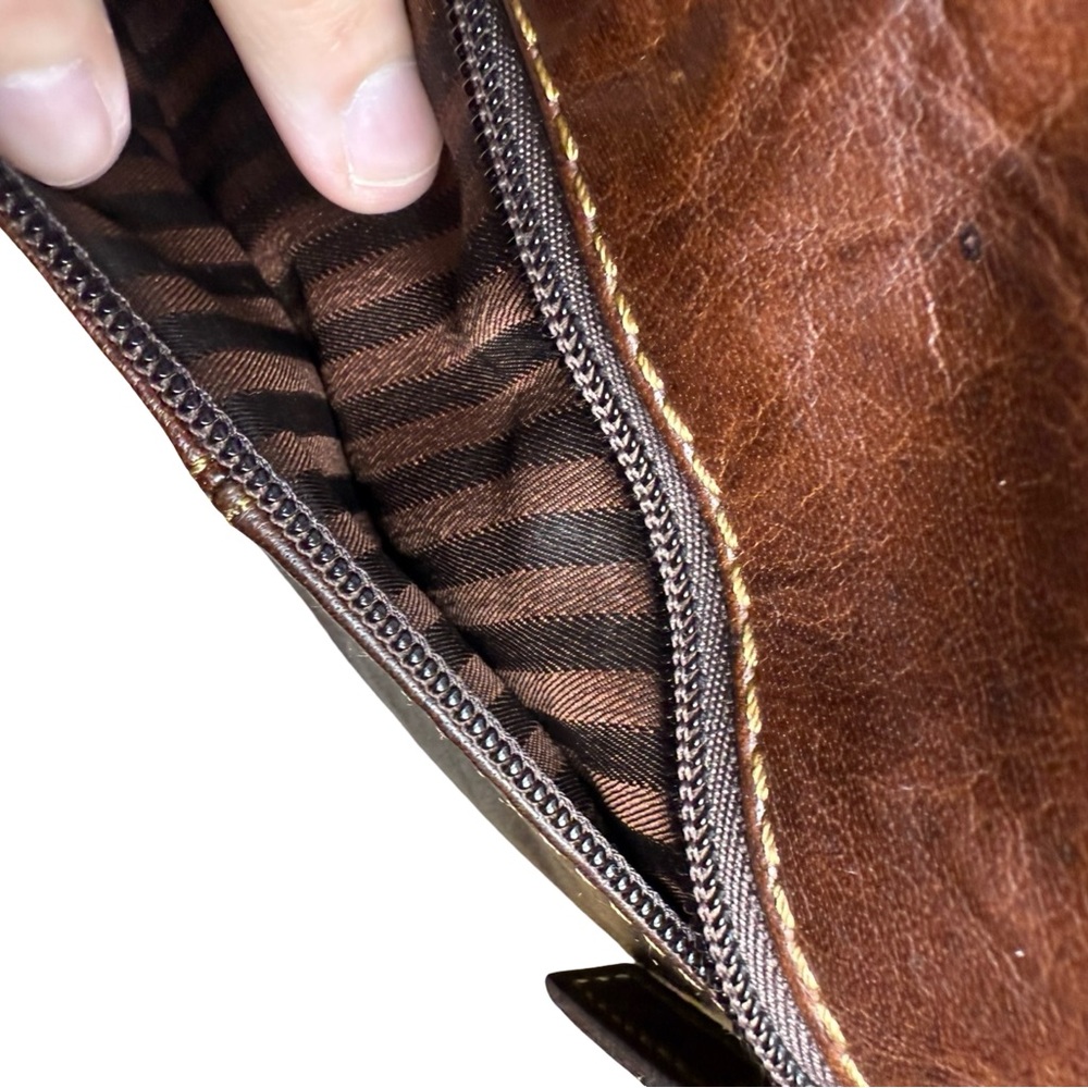 Jack Georges Leather Sling Backpack – Rich Brown, Hands-Free Travel Bag | EUC - Picture 4 of 8